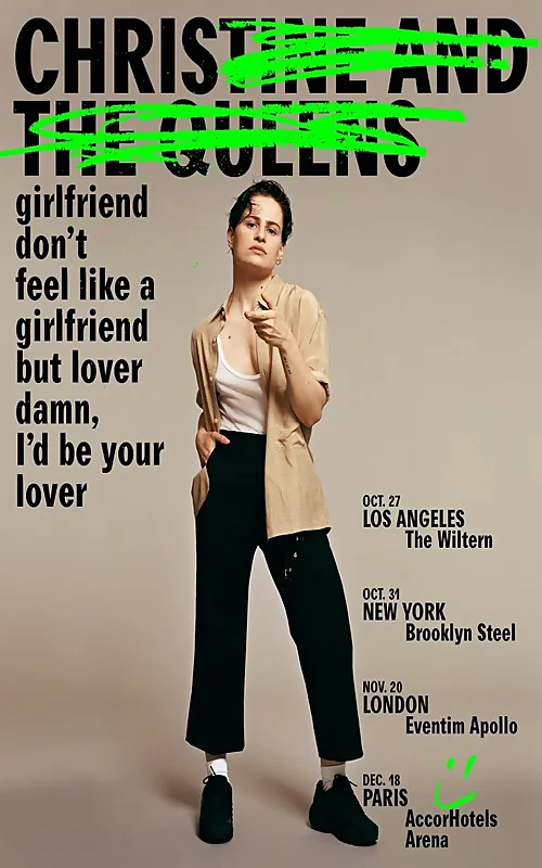 Affiche de concert de Christine and the queens